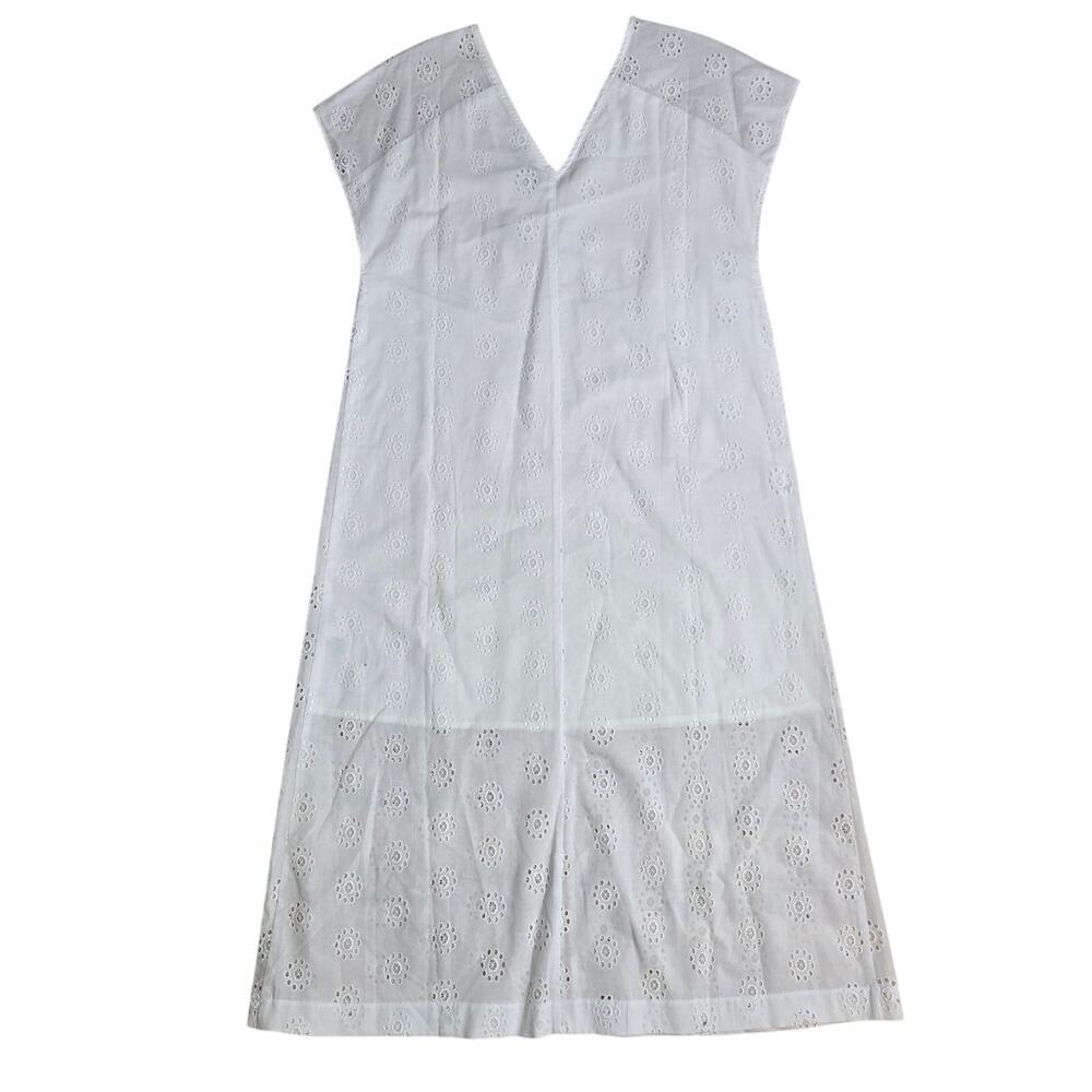 NWT Madewell Eyelet Midi Dress White Floral XS Bridal Summer